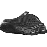Salomon Reelax Slide 6.0 Zuecos Confort Mujer con Suela Goma EVA Amortiguada para Más Comodidad, Transpirable para Pies Cansados, Black, 38 2/3