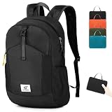 SKYSPER Mochila Plegable Antirrobo, 20L Mochila de Excursión | con Protección RFID Mochila Pequeña para Hombre Mujer Senderismo Viajes Sport