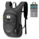 SKYSPER Mochila Plegable Ultraligera 15L, Mochila de Senderismo | con Correa para el Pecho, Mochila Viaje Pequeña para Hombre y Mujer