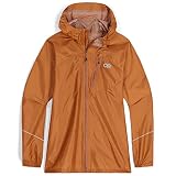 Outdoor Research Chaqueta impermeable Helium para hombre, transpirable, resistente a la intemperie, Marmalade, Small