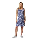 Columbia Vestido PFG Freezer III para Mujer, Bluebell Granate, M | Material refrescante, bolsillos, secado rápido, ajuste extendido disponible