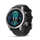 Garmin fēnix ​​E, 47mm, Reloj GPS Multideporte, Acero Plateado | Pantalla táctil AMOLED, Frecuencia cardíaca, Mapas y hasta 10 días de autonomía