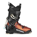 SCARPA Botas de esquí F1 RS para hombre, negro/bronce, talla 29 | 115 Flex, ligero, alpino, para esquí de fondo y montañismo