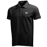 Helly Hansen Hombres Driftline Polo, Negro, S