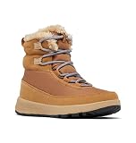 Columbia SLOPESIDE PEAK LUXE botas de nieve impermeables Mujer , Negro (Black x Graphite), 38 EU