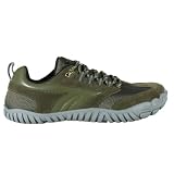 HI-TEC - Zapatillas Barefoot Hombre Figaro Low WP | Deportivas Barefoot Hombre Montaña, Senderismo | Calzado Respetuoso, Cómodo, Minimalista | Ligero, Transpirable y Flexible | Khaky, 41