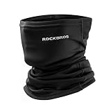 ROCKBROS Braga Cuello Moto Calentador de Cuello Térmica Pasamontañas de Invierno para Hombres Mujeres Bufanda de Ciclismo Esquí Senderismo Correr Deportes al Aire Libre