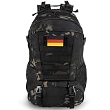Jueachy Mochila Militar Táctica 30L: Molle Impermeable | Gran Capacidad Mochila de Senderismo Para Trekking Viaje Camping Escalada Montañismo