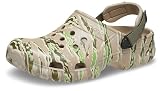 Crocs Offroad Sport Camo Zueco, Adoquín, Unisex, EU 37-38 | Zueco Croslite ligero; orificios de ventilación; correa de talón giratoria; fácil de limpiar; comodidad Crocs icónica