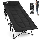 Sportneer Catre/Cama de campaña para invitados hasta 204 kg, 69 cm/79 cm, catre plegable para camping, viajes, interior, exterior, playa y jardín