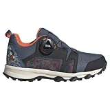 adidas - Terrex Disney Agravic Boa Trail Running Shoe, Zapatos Altos Que no Son de fútbol, Wonder Steel/Core Black/Semi Impact Orange,