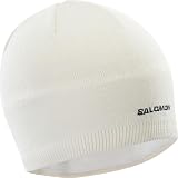 SALOMON Beanie, Gorro cálido para Running de Hombre y Mujer, Senderismo, Trail Running y Deportes Outdoor, Whisper White, Talla única