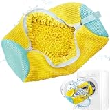Bolsa Lavadora Zapatillas,Bolsa para Lavar en Lavadora,Funda Zapatos con Cremallera,Reutilizables Laundry Shoe Bag para de Lona,Tenis,Zapatillas de Running (Amarillo)