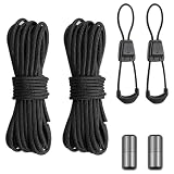 Juego de cordones para Salomon, Quicklace Shoelace Kit, sin atar, cordones de zapatos de repuesto para deportes y zapatos al aire libre, sistema de cierre rápido para hombre, mujer, ajuste rápido y