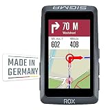 SIGMA ROX 12.1 EVO Ciclocomputador GPS inalámbrico 3' | Fabricado en Alemania | Navegador Bicicleta con 150 Funciones, GLONASS & Bluetooth - Compatible con Komoot & E-Bike - Set Básico, Gris Noche